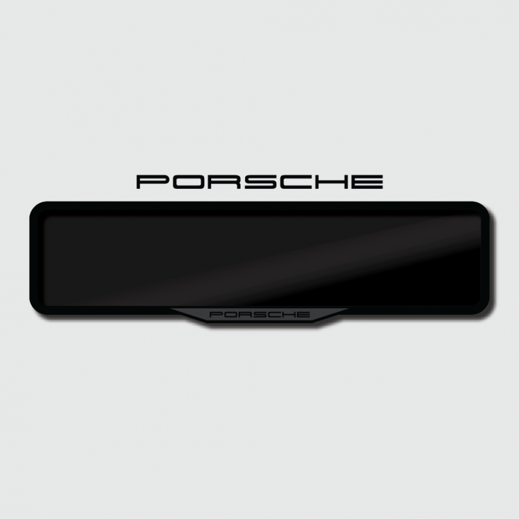 Porsche Luxury Number Plate Holders