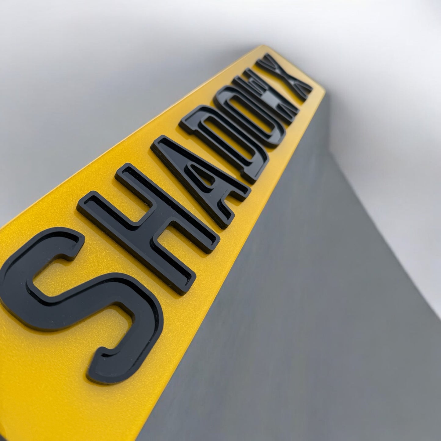 Shadow X Number Plates