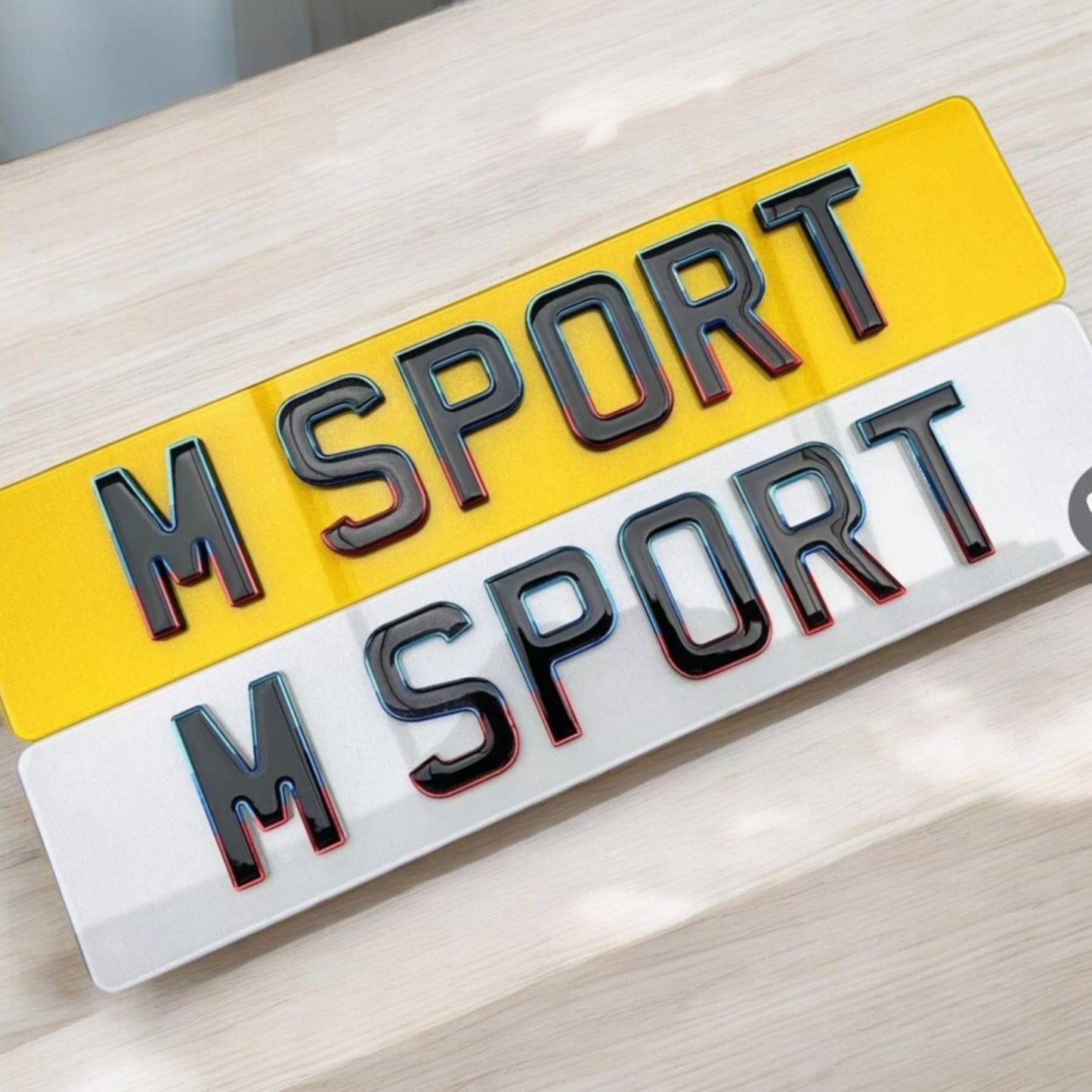 M Sport Number Plate