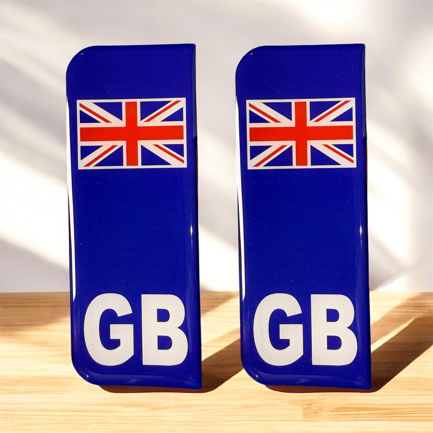 3D Gel Number Plate Badges
