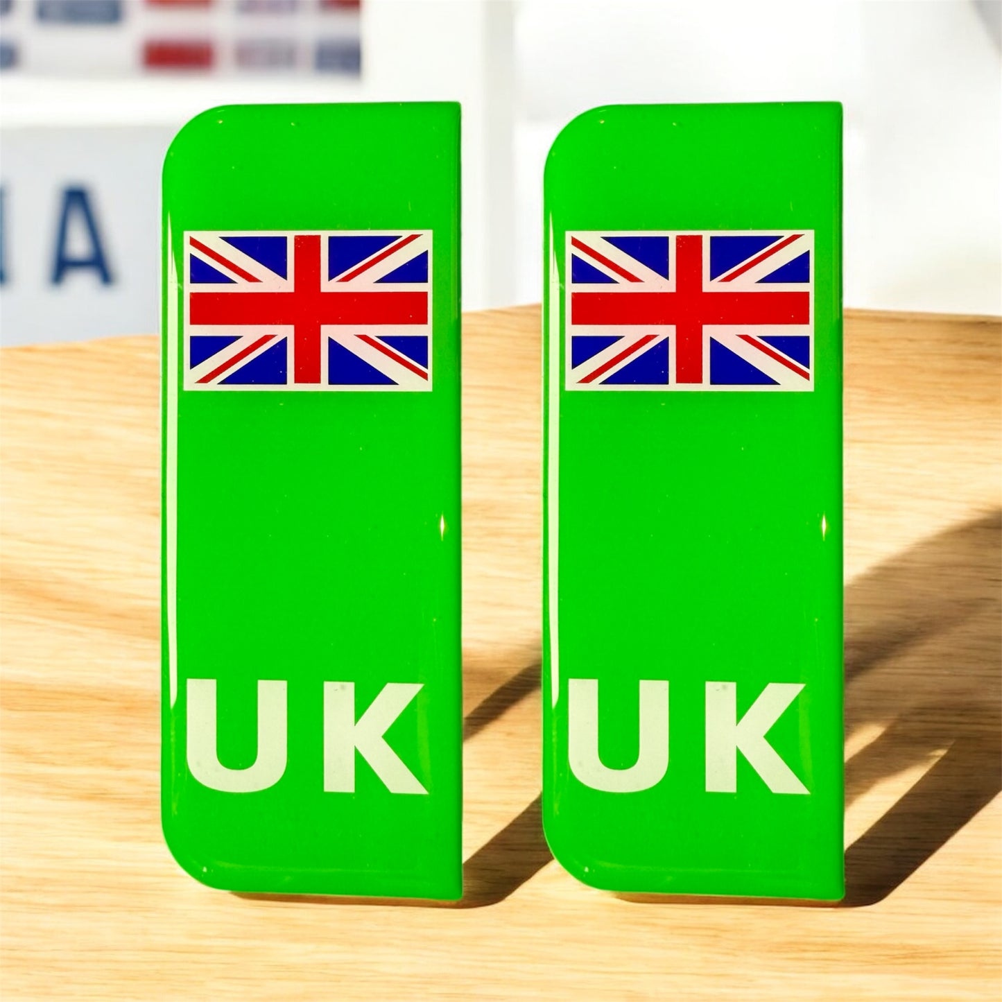 3D Gel Number Plate Badges