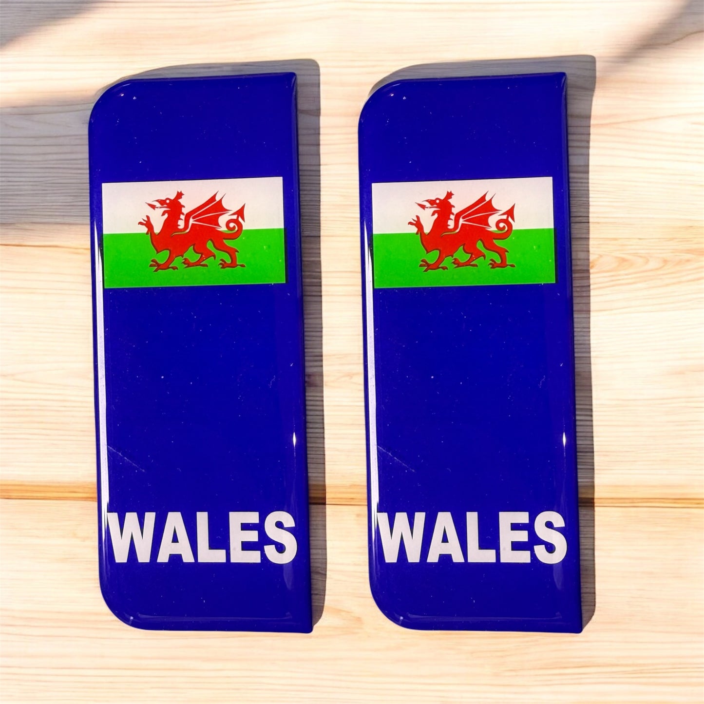 3D Gel Number Plate Badges
