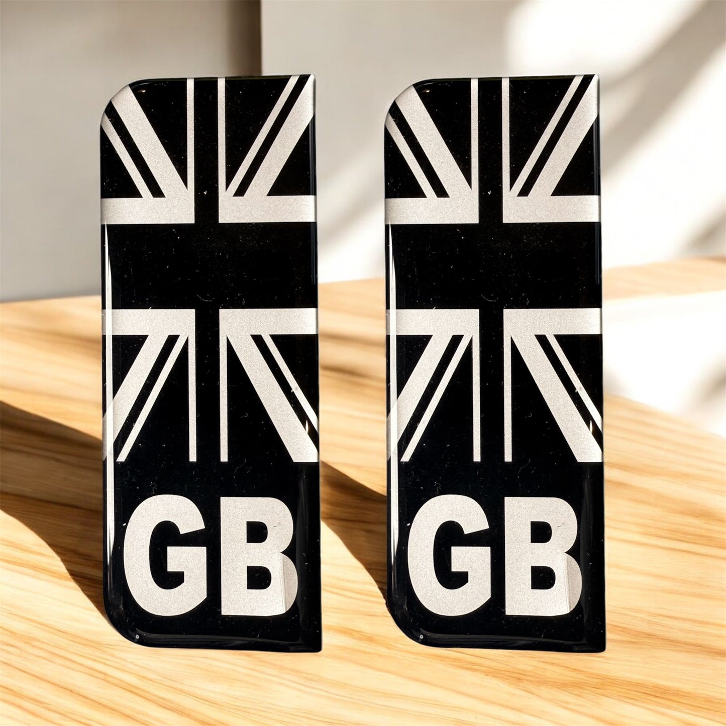 3D Gel Number Plate Badges