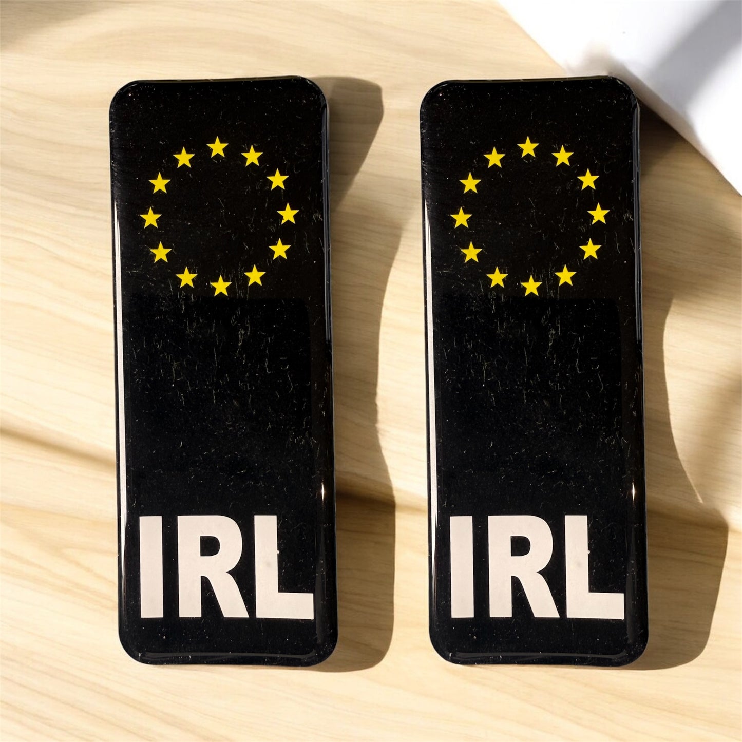 3D Gel Number Plate Badges