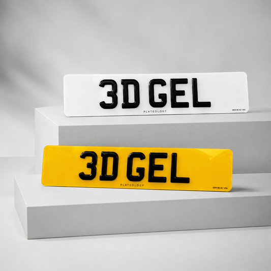 3D Gel Number Plates - Plateology
