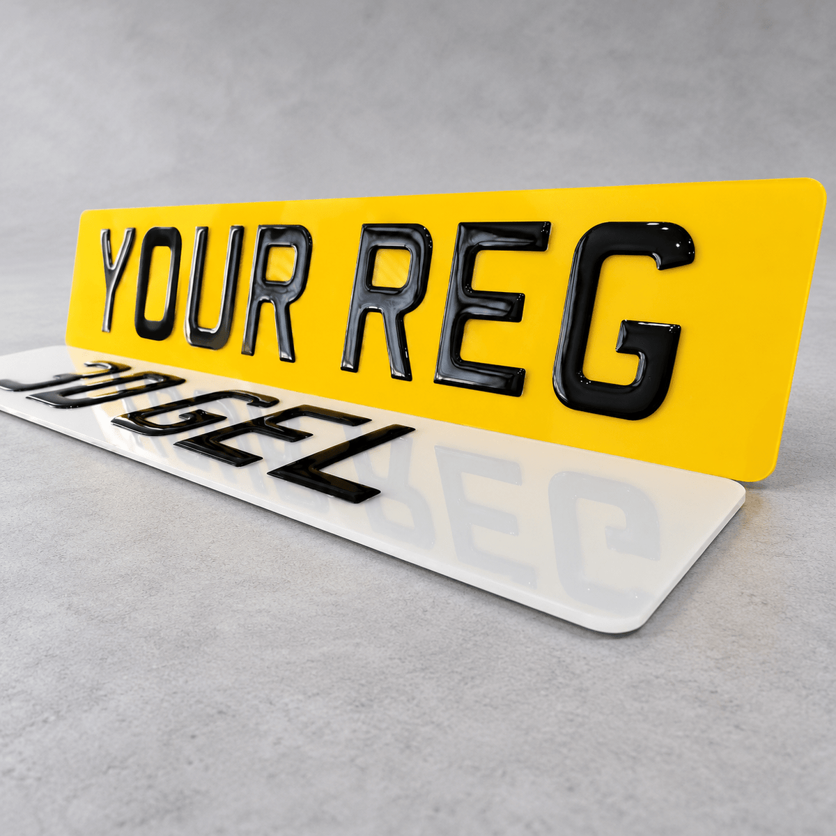 3D Gel Number Plates - Plateology