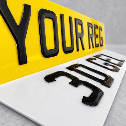 3D Gel Number Plates - Plateology