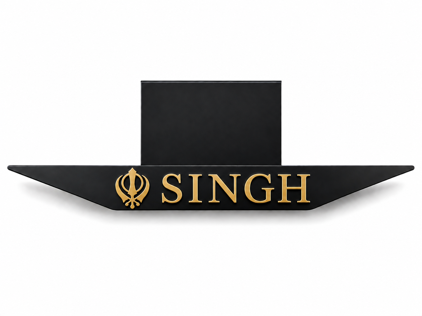 Custom Number Plate Attachment