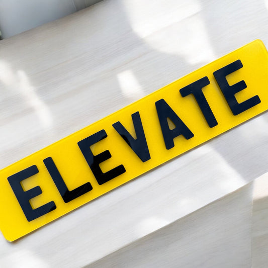Elevate Number Plates