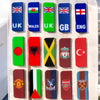 3D Gel Number Plate Badges