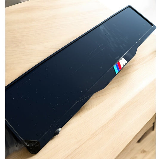 Black BMW M SPORT Plate Holder - Luxury Number Plate Holder