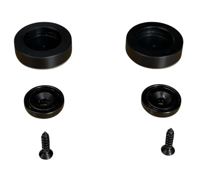 Car with magnetic removable numberplate kit showing quick-release mounting system
